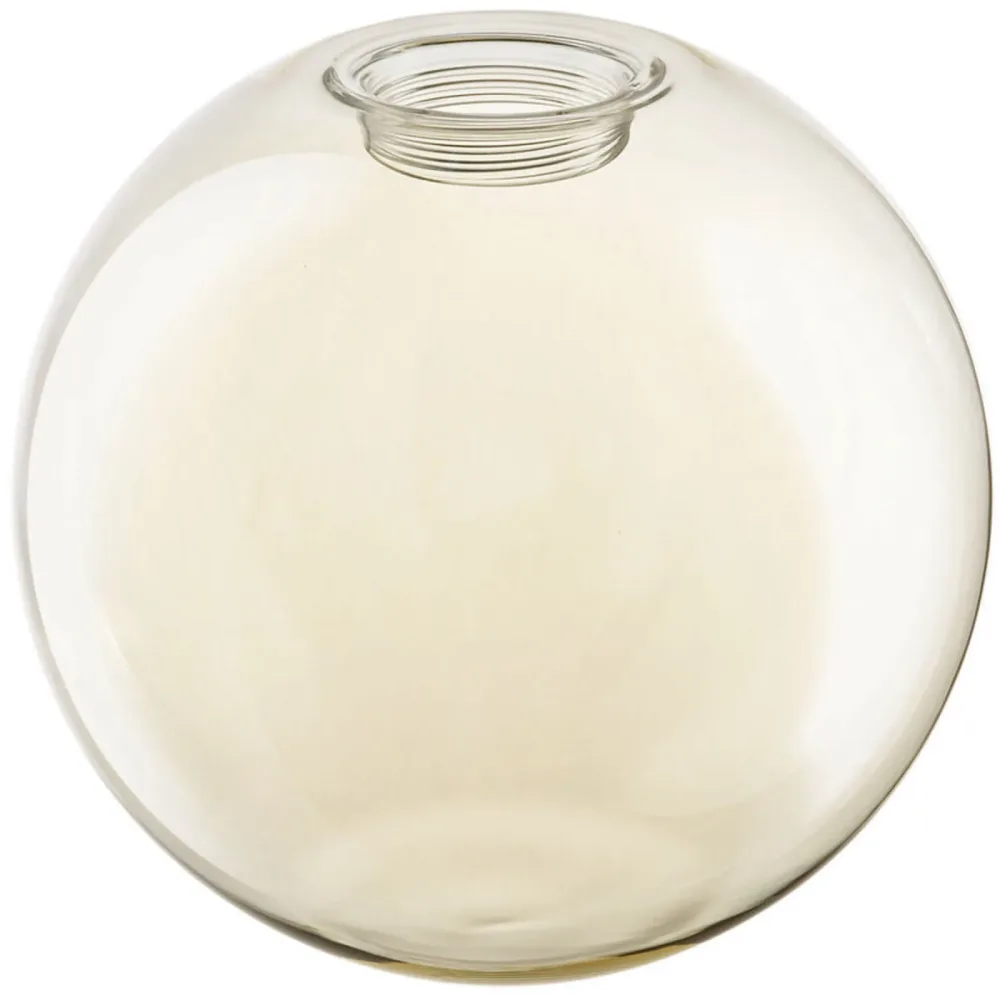Lampenschirm Amelia Braun Glas 20 cm - Farbe: cognac - Lampenschirm