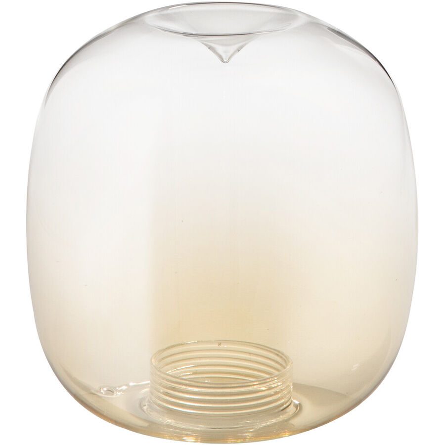 Lampenschirm Livia Braun Glas 15 cm 15 cm - Farbe: cognac - Lampenschirm