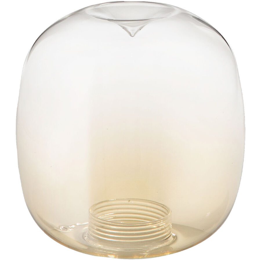 Lampenschirm Livia Braun Glas 24 cm 24 cm - Farbe: cognac - Lampenschirm