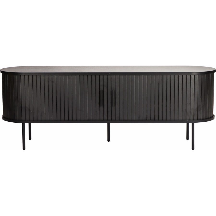 Lowboard Remox Schwarz MDF 150 cm 55 cm 40 cm - Material: Melamin - Lowboard