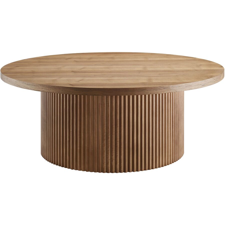Salontisch Miova Braun Holz 85 cm - Farbe: Walnuss - Material: MDF - Salontisch