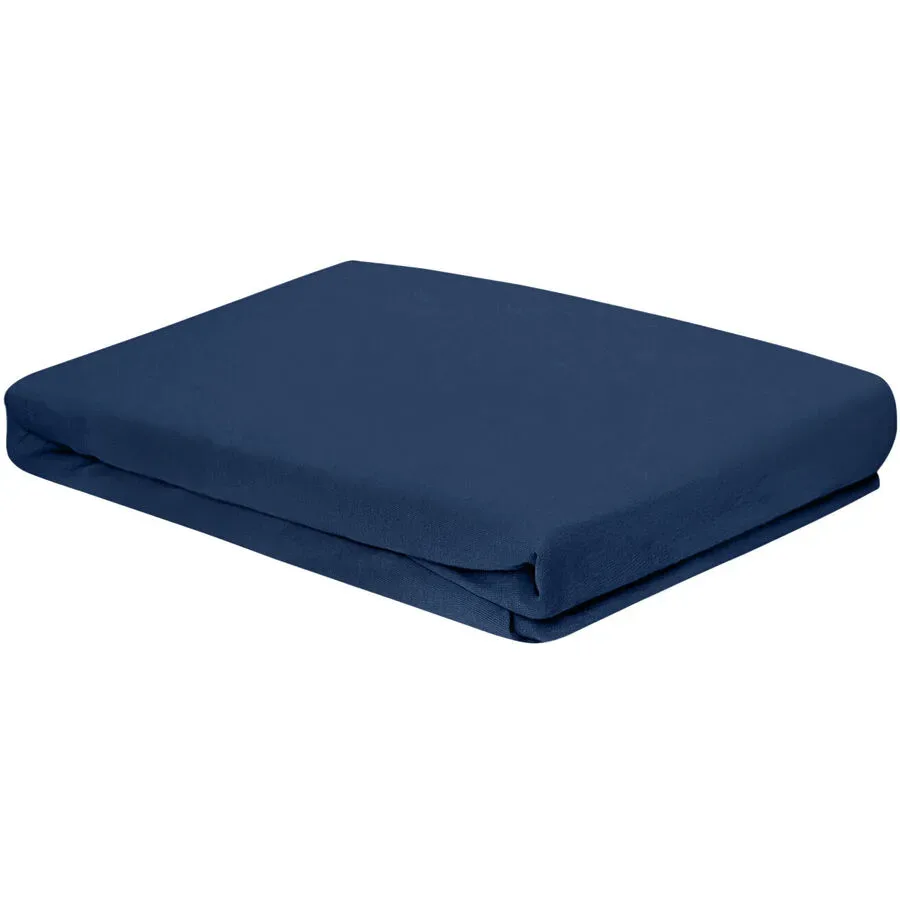 Fixleintuch Pia 90x200cm marine - Material: 100% Bio-Baumwolle GOTS