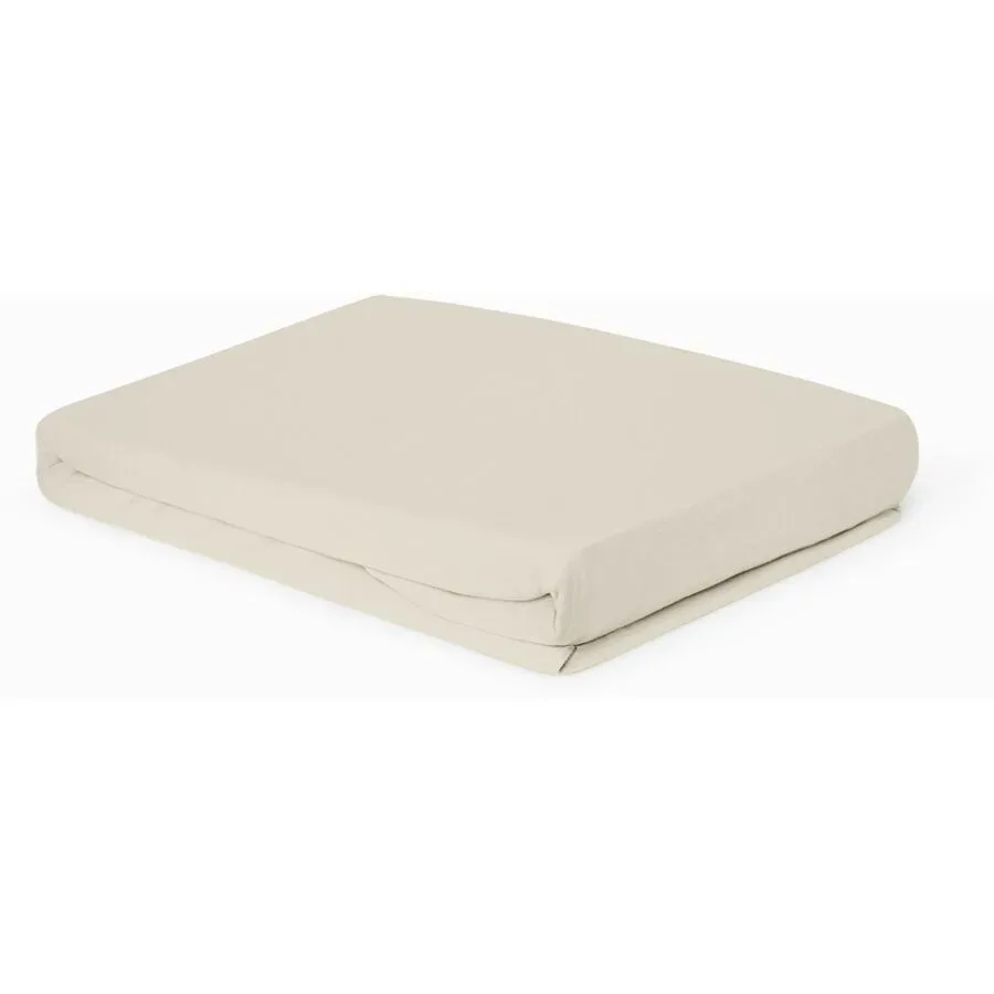 Fixleintuch Pia 180x200cm beige - Material: 100% Bio-Baumwolle GOTS
