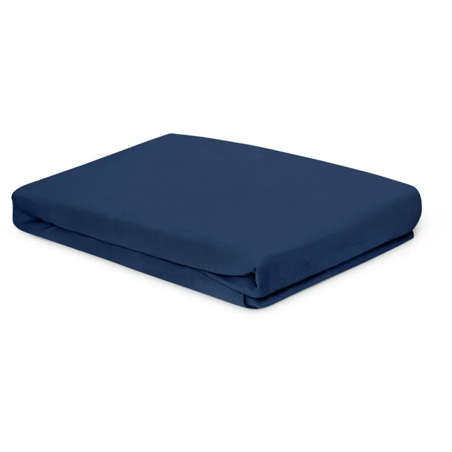 Fixleintuch Pia 140x200cm marine - Material: 100% Bio-Baumwolle GOTS