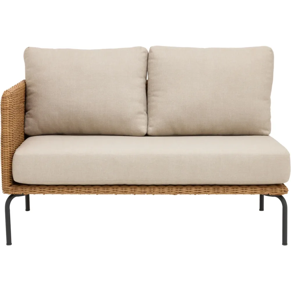 Loungeelement Venta braun Stahl T 75 cm - Loungeelement