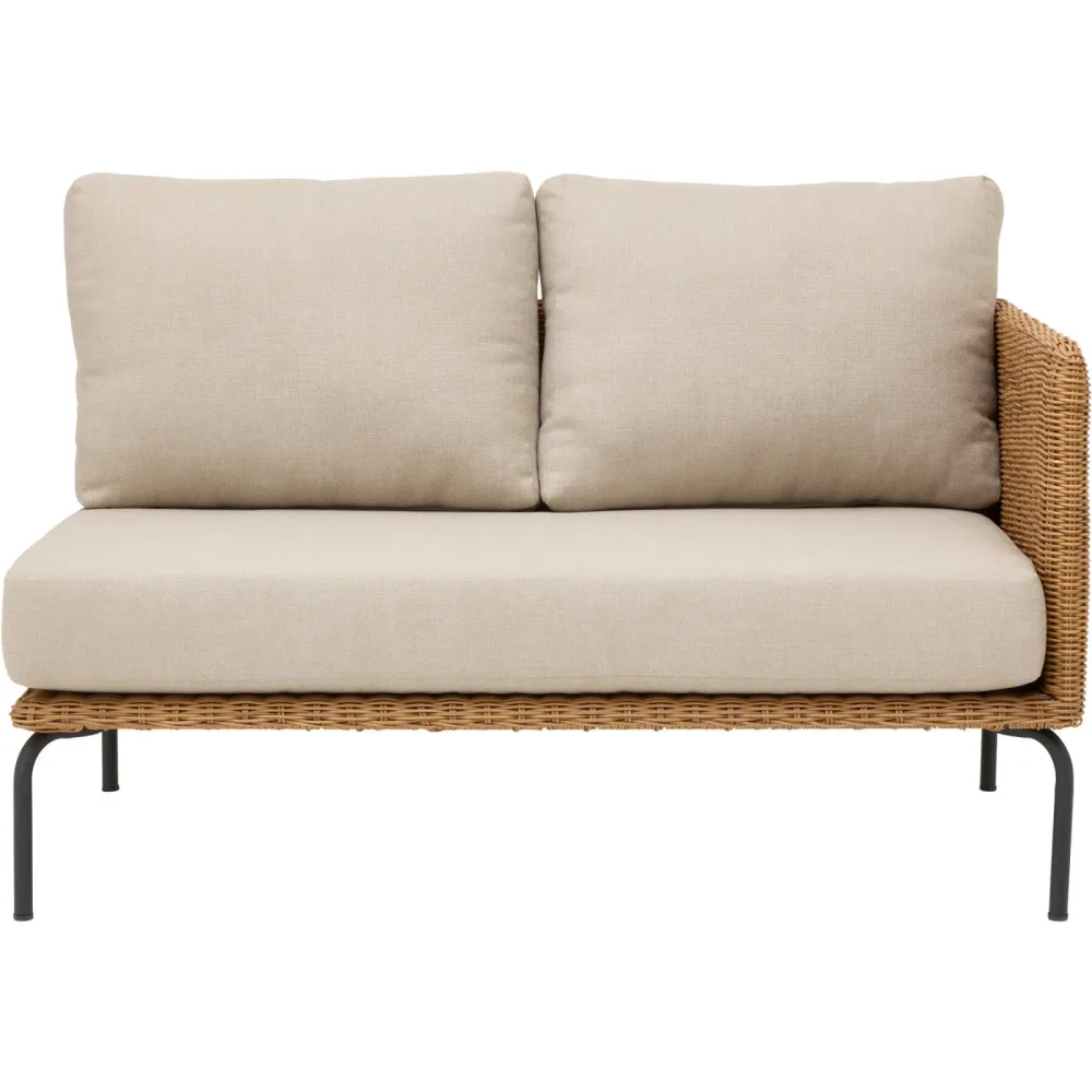 Loungeelement Venta braun Stahl T 75 cm - Loungeelement