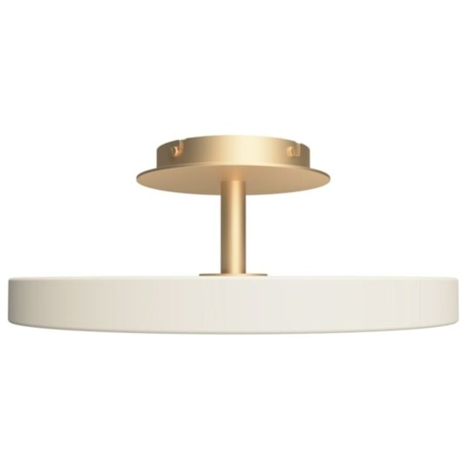 UMAGE Deckenlampe Asteria Stahl messing/weiss - LED - Lichtfarbe: Warmweiss - Deckenlampe- LED Energiesparlampe