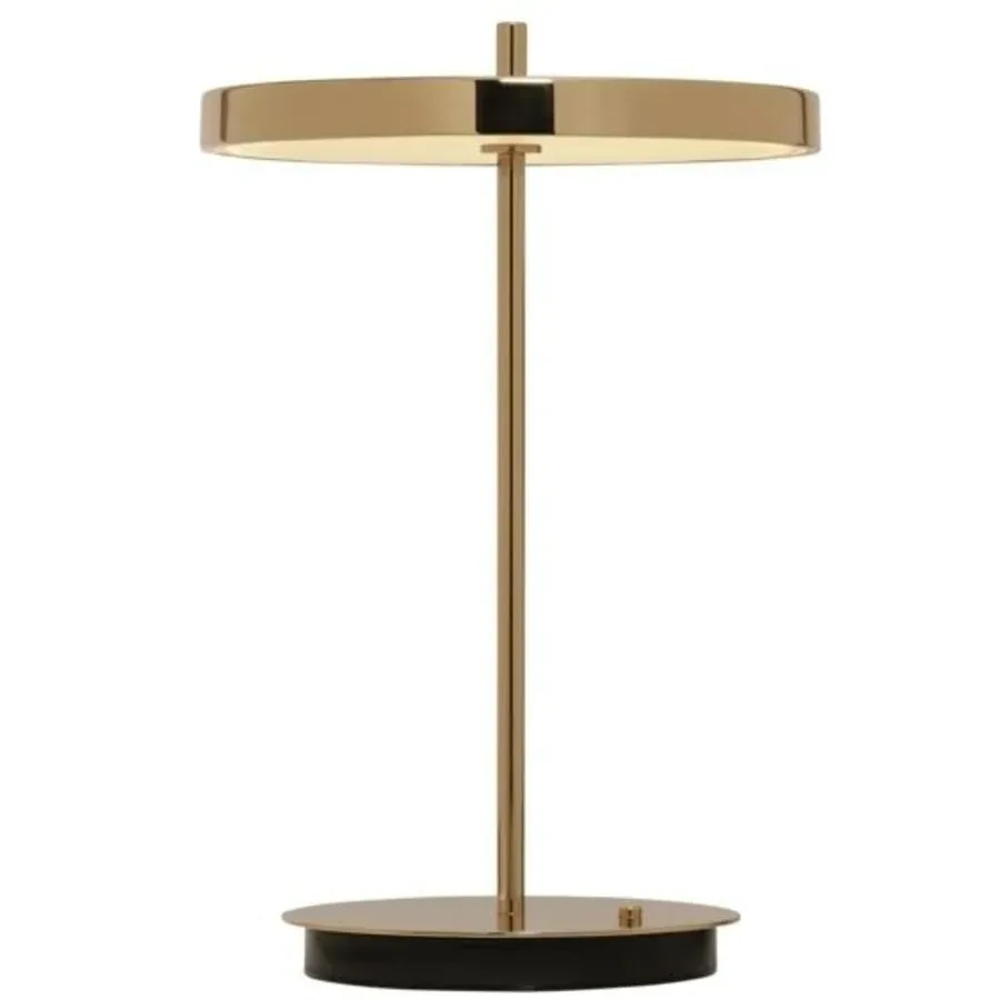 UMAGE Tischlampe Asteria Gold Aluminium/Stahl 20 cm 20 cm - LED - Lichtfarbe: Warmweiss - Tischlampe- LED Energiesparlampe
