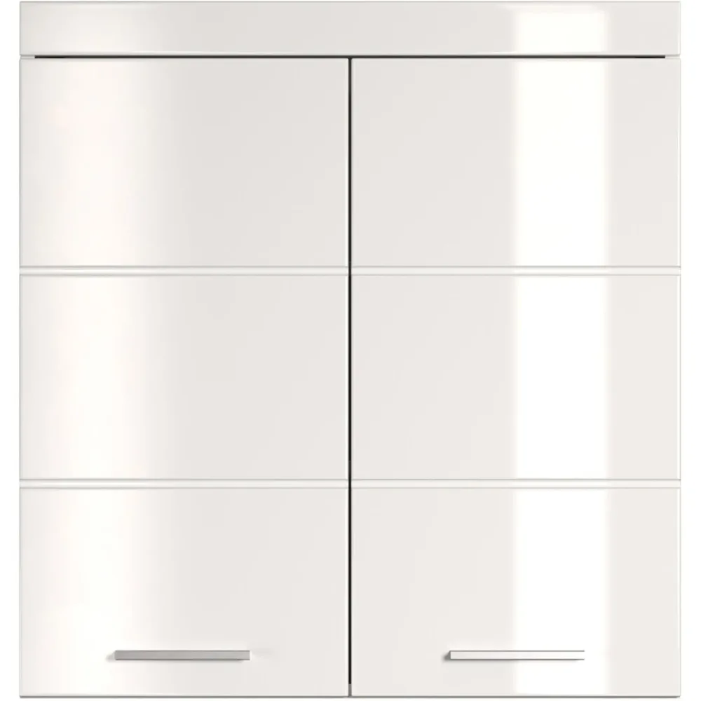 Hängeschrank Clairo Weiss Holz 73 cm 23 cm 77 cm - Material: Holzwerkstoff - Hängeschrank