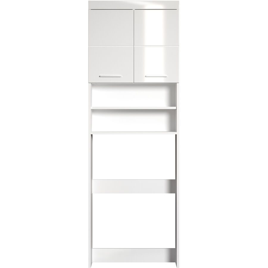 Badmöbel Clairo Weiss Holz 63 cm 24 cm 187 cm - Material: Holzwerkstoff - Badmöbel