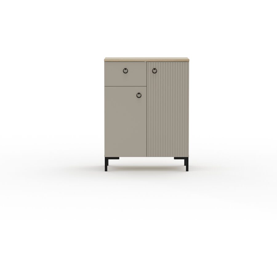 Kommode Hopper Braun/Grau Holz 70 cm 41 cm - Farbe: taupe - Material: Holzwerkstoff - Kommode