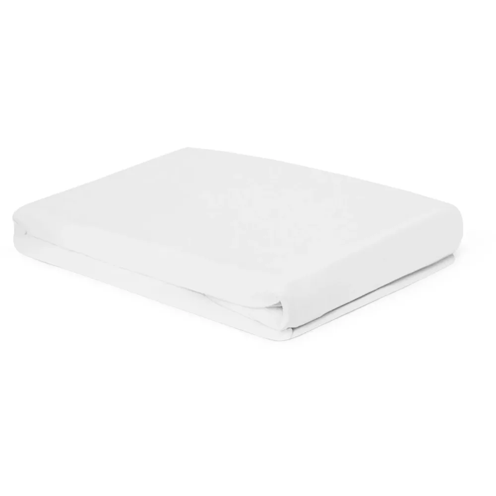 Esprit Fixleintuch Mila Weiss Baumwolle 140 cm - Material: Bio-Baumwolle - Fixleintuch
