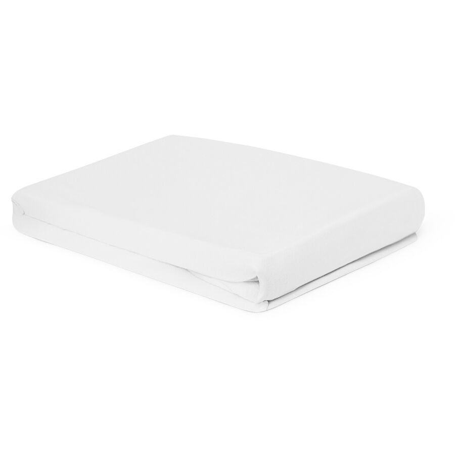 Esprit Fixleintuch Mila Weiss Baumwolle 140 cm - Material: Bio-Baumwolle - Fixleintuch