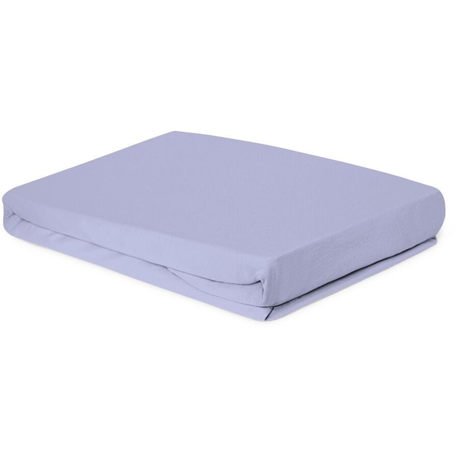 Fixleintuch Jael lila Baumwolle 90 cm - Material: 94% Baumwolle / 6% Elasthan - Fixleintuch