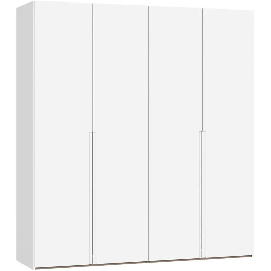 Kleiderschrank Arena Collection Weiss Holz 203 cm 59 cm 220 cm - Material: Holzwerkstoff - Schweizer Möbelhersteller - Kleiderschrank