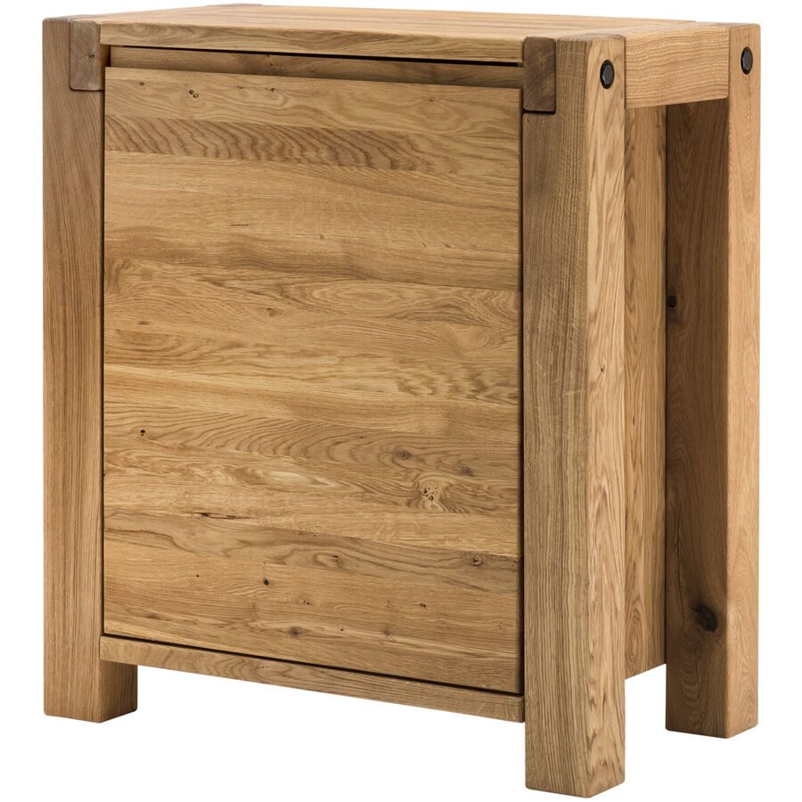 Kommode Balke Braun Holz 79 cm 45 cm - Farbe: eiche - Material: Wildeiche - Kommode