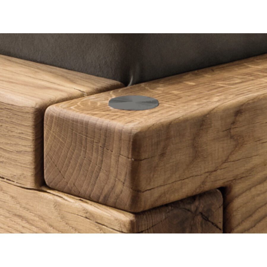 Bettzubehör Riok Grau Kunststoff 4.5 cm 4.5 cm - Bettzubehör