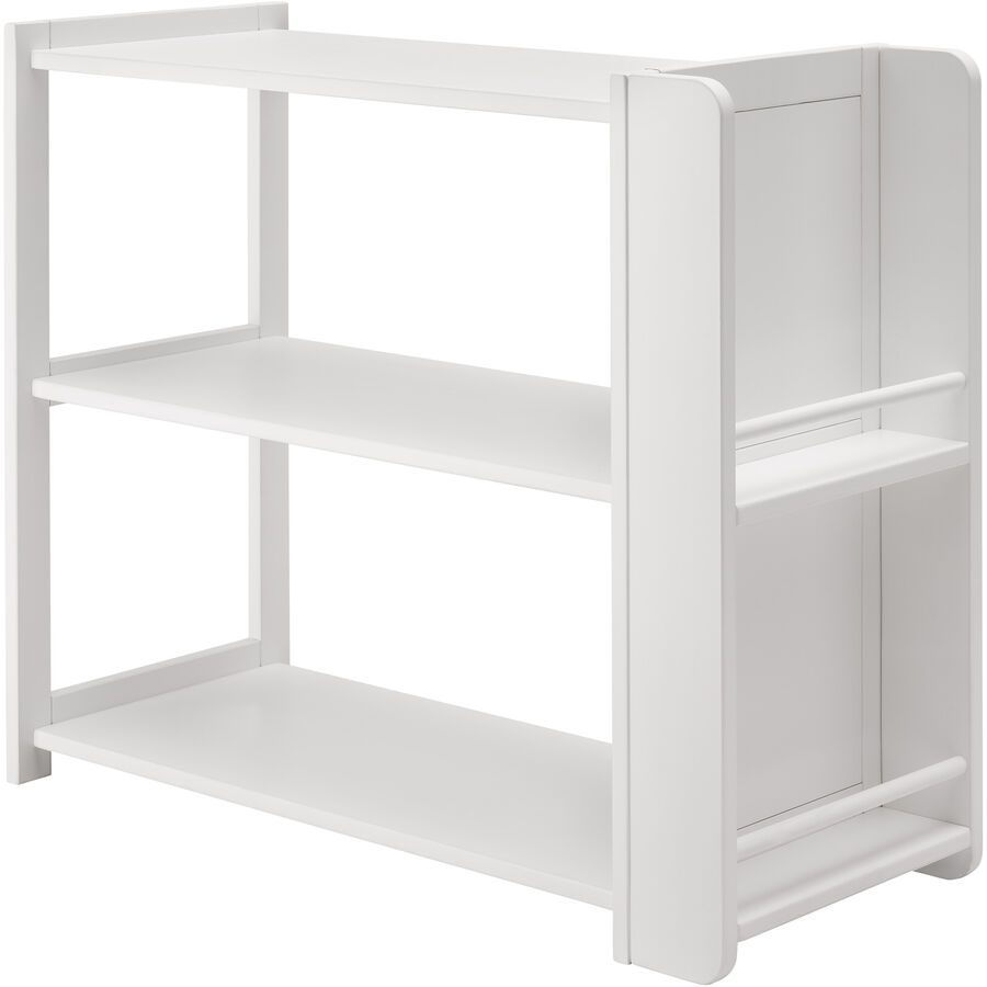 Regal Iris Weiss Holz 90 cm 75 cm - Material: Buche - Regal