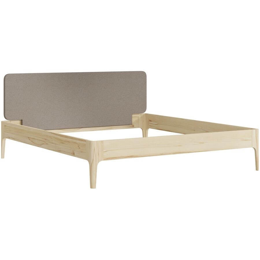 Bett Lund Braun Holz 180 x 200 cm - Farbe: Kernbuche - Material: Massivholz - Möbel Konfigurator: Traummöbel individuell zusammenstellen - Bett