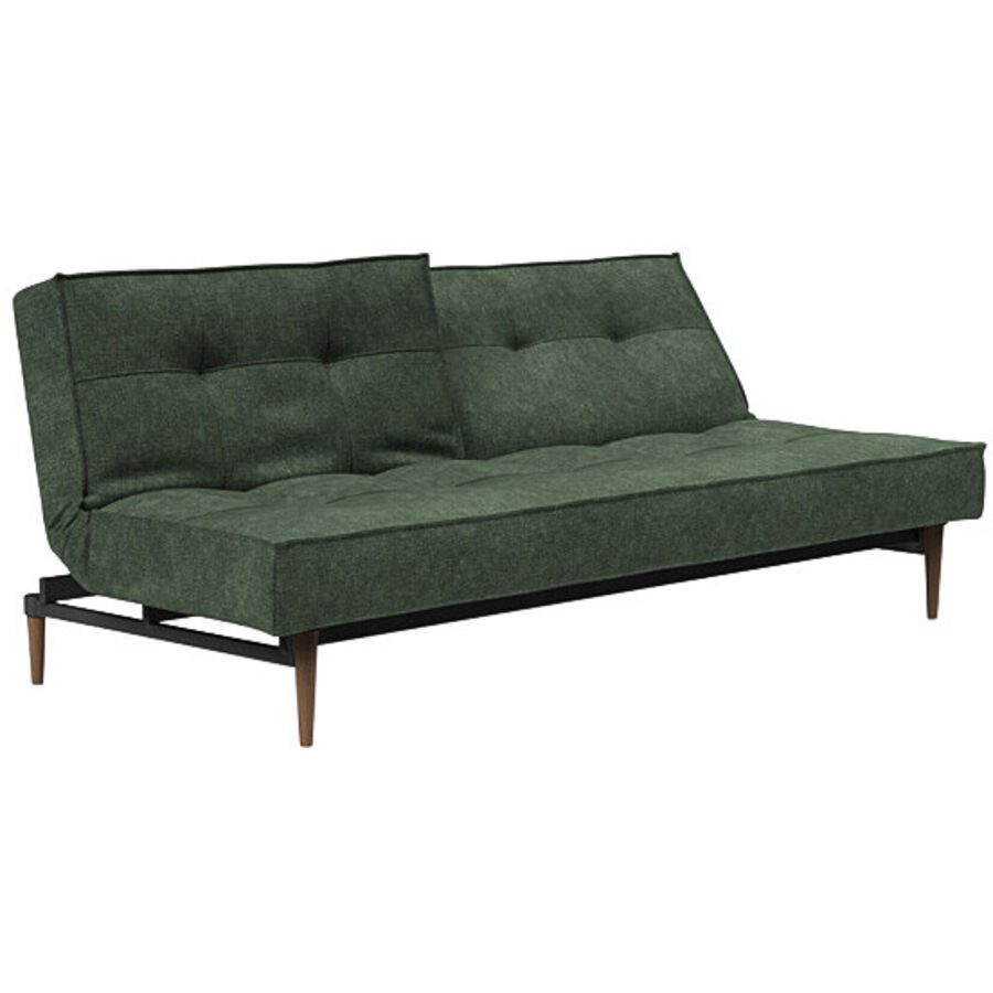 Bettsofa Split Grün Stoff 210 cm 91 cm Klappbar - Bettsofa
