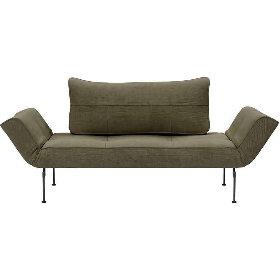 Sofa Zeal Grün Stoff 200 cm 72 cm - Farbe: olive - Sofa