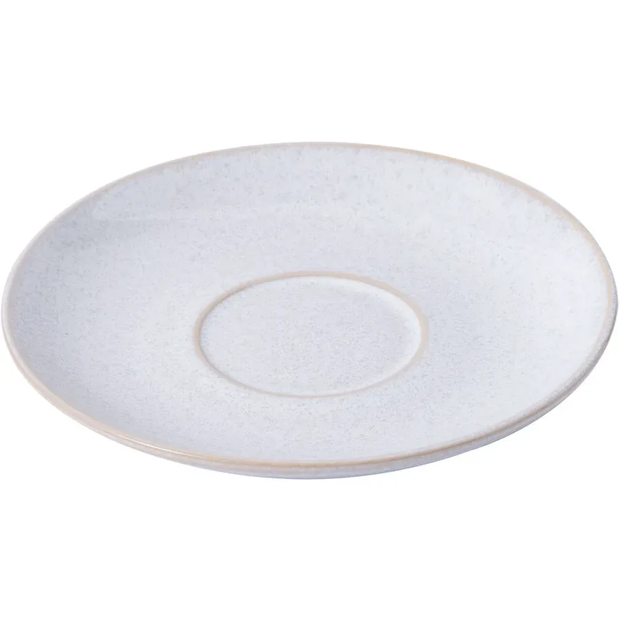 Untertasse Lorraine Weiss 2.3 cm - Farbe: creme - Material: Stoneware - Untertasse
