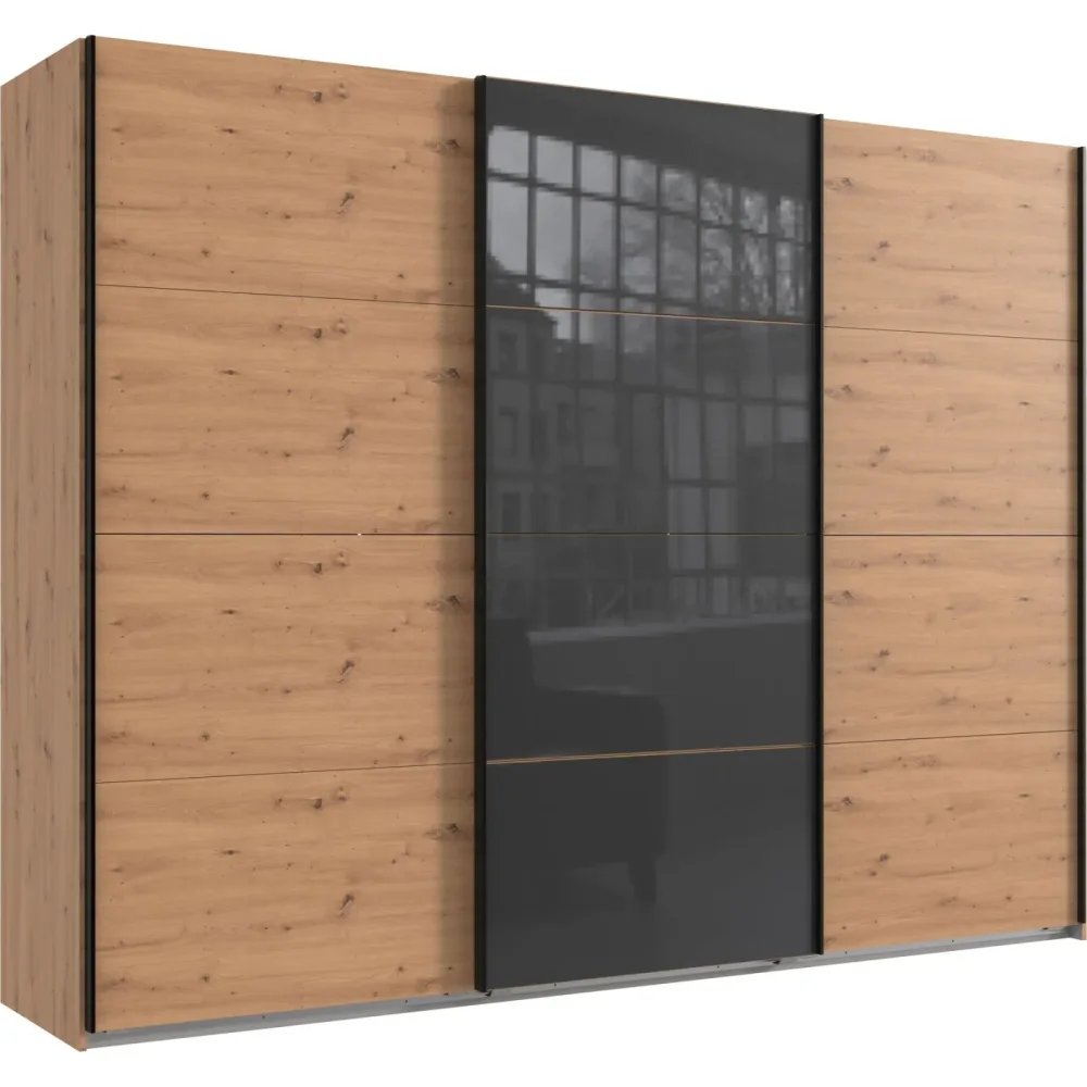 Kleiderschrank Neord Braun Holz 270 cm 64 cm 208 cm - Farbe: Eiche Nachbildung - Material: Holzwerkstoff - Kleiderschrank