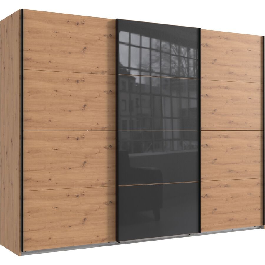 Kleiderschrank Neord Braun Holz 270 cm 64 cm 208 cm - Farbe: Eiche Nachbildung - Material: Holzwerkstoff - Kleiderschrank