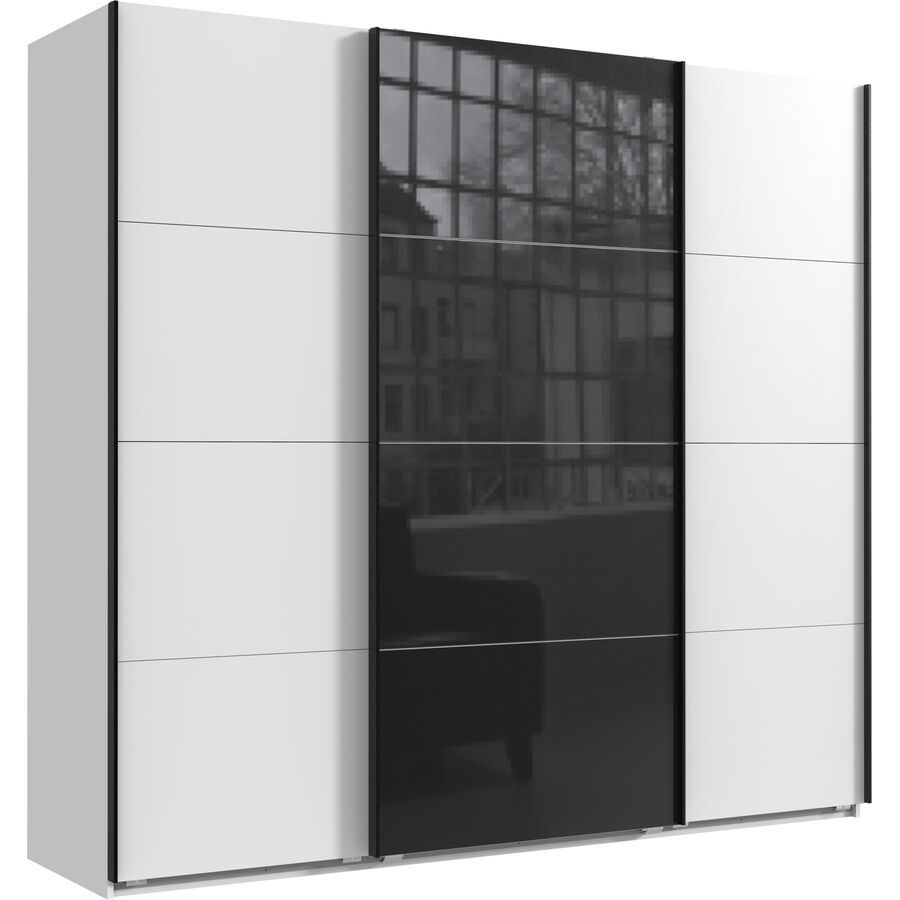 Kleiderschrank Neord Weiss Holz 225 cm 64 cm 208 cm - Material: Holzwerkstoff - Kleiderschrank