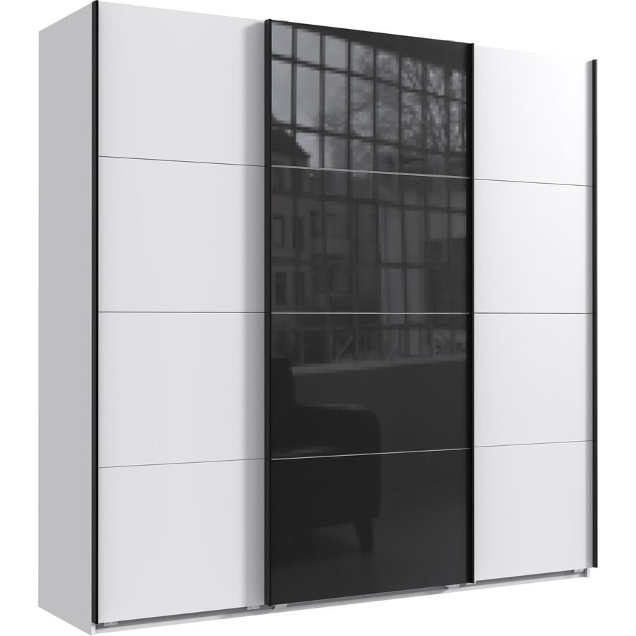 Kleiderschrank Neord Weiss Holz 225 cm 64 cm 236 cm - Material: Holzwerkstoff - Kleiderschrank