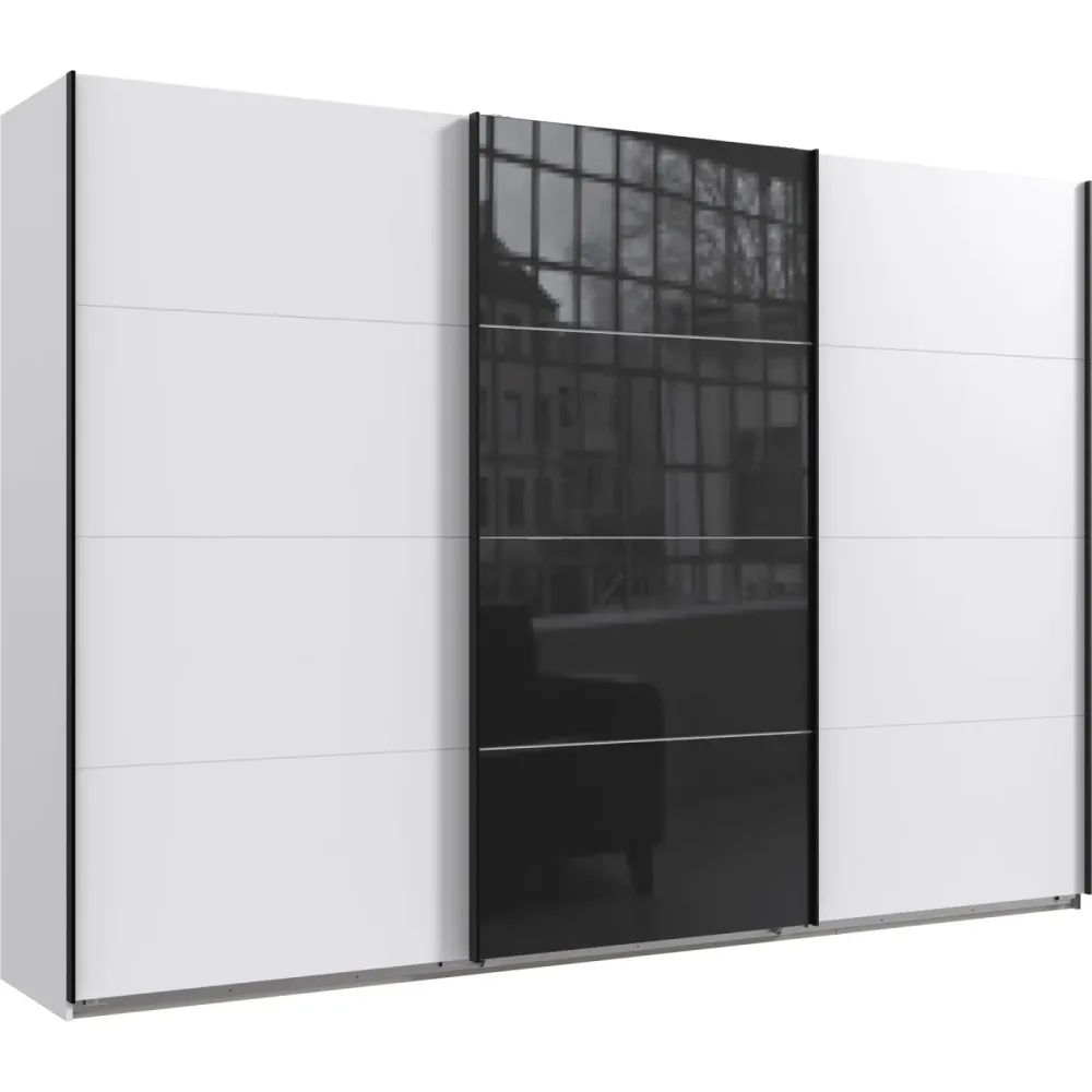 Kleiderschrank Neord Weiss Holz 313 cm 64 cm 236 cm - Material: Holzwerkstoff - Kleiderschrank