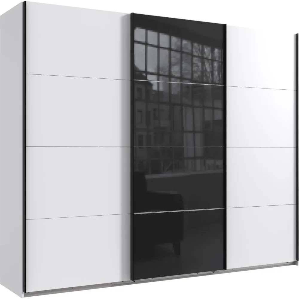 Kleiderschrank Neord Weiss Holz 270 cm 64 cm 236 cm - Material: Holzwerkstoff - Kleiderschrank