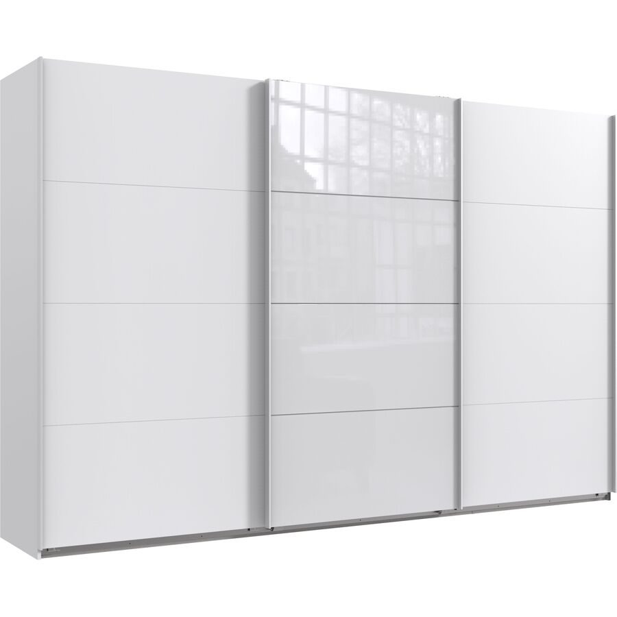 Kleiderschrank Neord Weiss Holz 313 cm 64 cm 208 cm - Material: Holzwerkstoff - Kleiderschrank