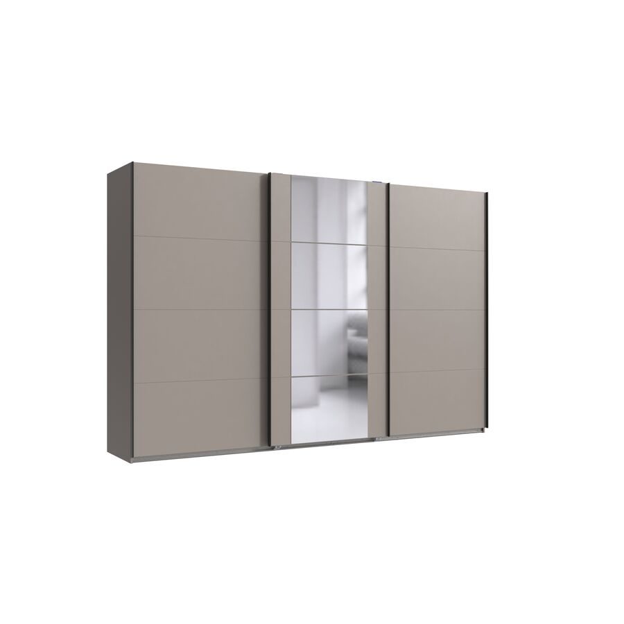 Kleiderschrank Juli Holz 313 cm 64 cm 208 cm - Farbe: sahara - Material: Holzwerkstoff - Kleiderschrank