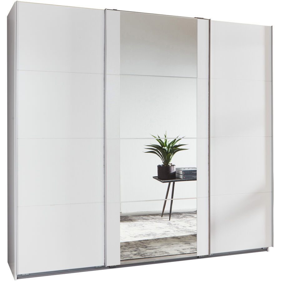 Kleiderschrank Juli Weiss Holz 360 cm 64 cm 236 cm - Material: Holzwerkstoff - Kleiderschrank
