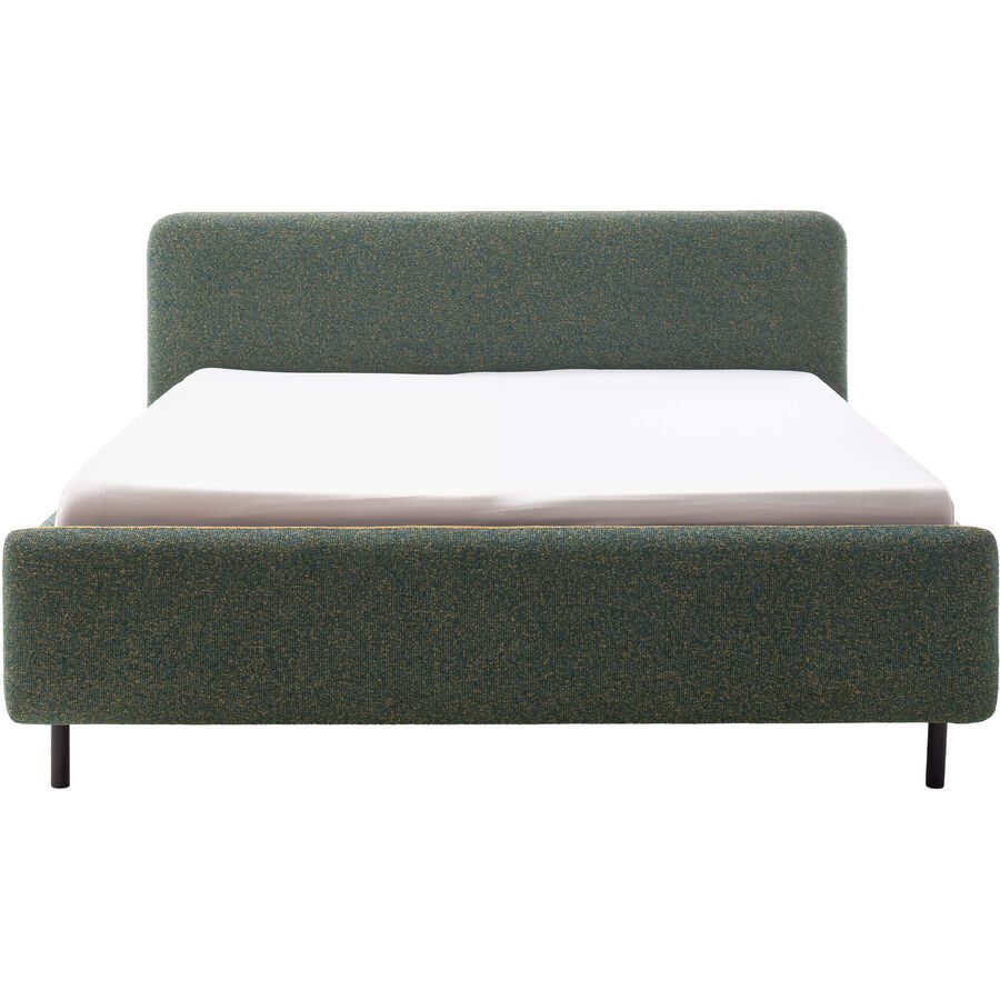 Bett Prisa Grün Stoff 180 x 200 cm - Bett