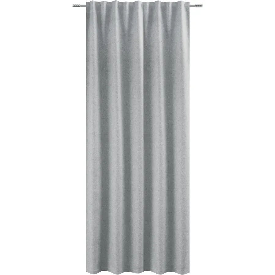 Fertigvorhang Fiona 135x260cm hellgrau - Material: 100% Polyester - Vorhang