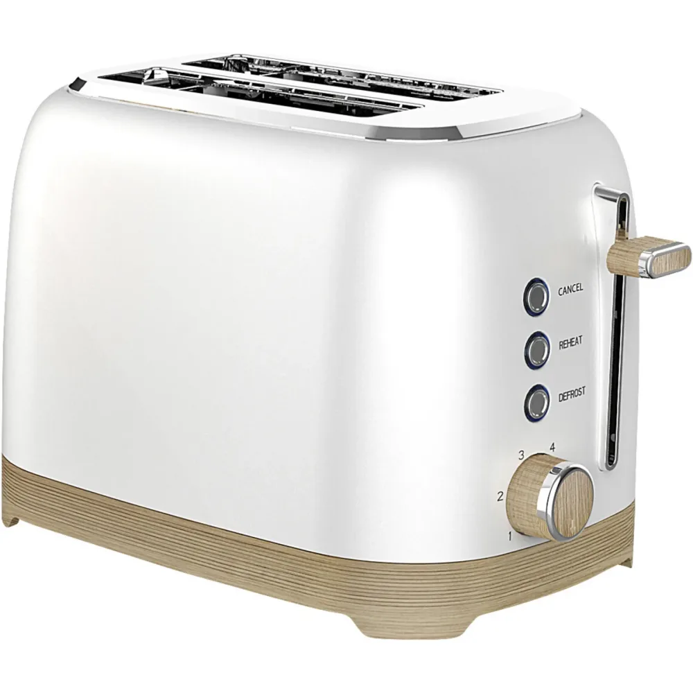 Toaster Bibi - Farbe: weiss/braun - Material: Edelstahl - Toaster