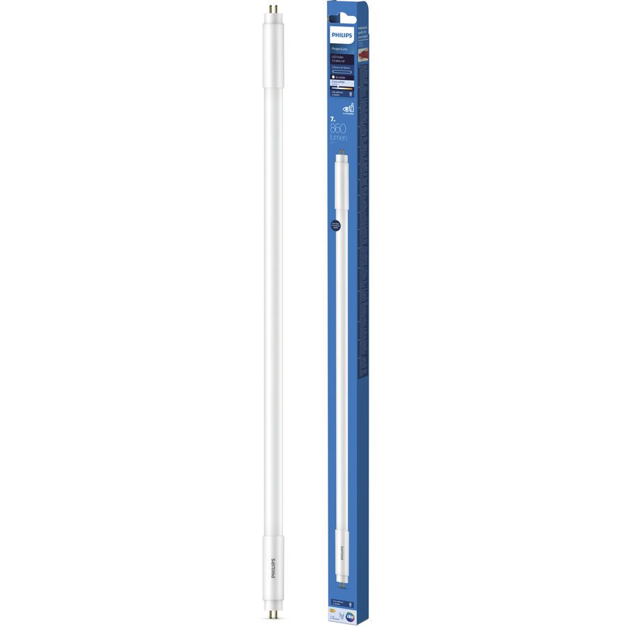Philips LED-Röhre T5, Ersatz für konventionelle Mini Leuchtstofflampen 13W am Evg, G5-Sockel, neutralweiss (4000K)
