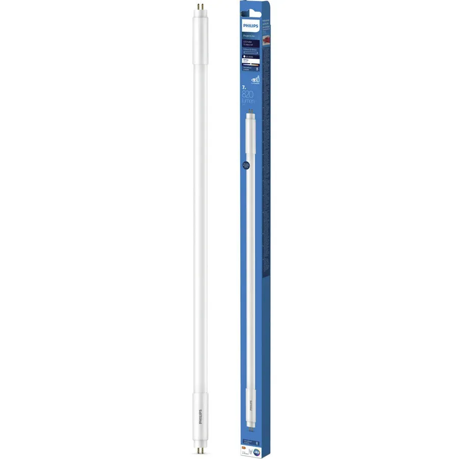 Philips LED-Röhre T5, Ersatz für konventionelle Mini Leuchtstofflampen 13W am Evg, G5-Sockel, weiss (3000K)