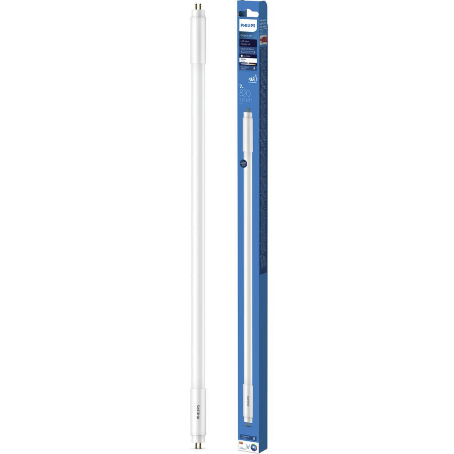 Philips LED-Röhre T5, Ersatz für konventionelle Mini Leuchtstofflampen 13W am Evg, G5-Sockel, weiss (3000K)