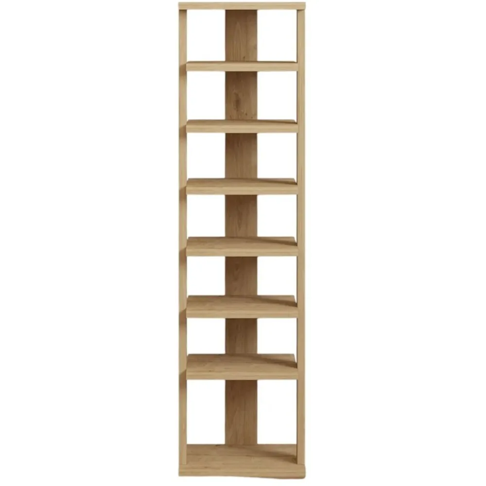 Schuhregal Hylde Braun Holz 29.6 cm 110 cm - Farbe: eiche - Material: Holzwerkstoff - Schuhregal
