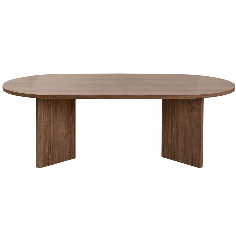 Salontisch Georis Braun Holz 119 cm - Farbe: Walnuss - Material: Holzwerkstoff - Salontisch