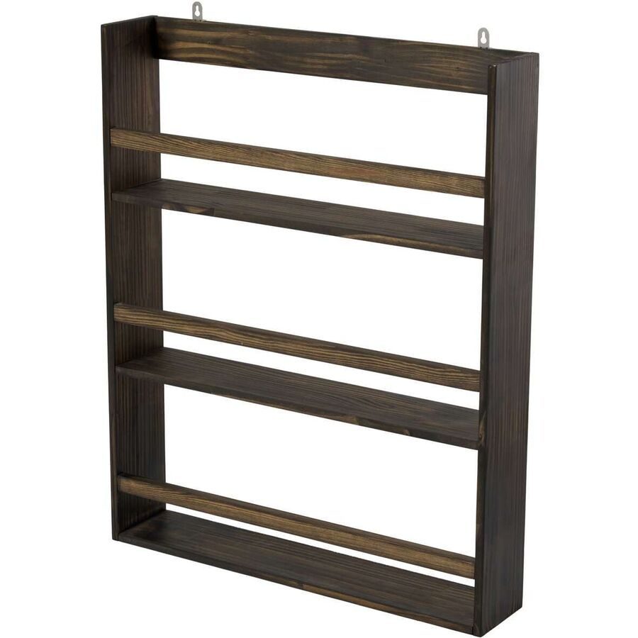 Wandregal Casmo Schwarz Holz 73 cm 90 cm - Material: Holzwerkstoff - Wandregal