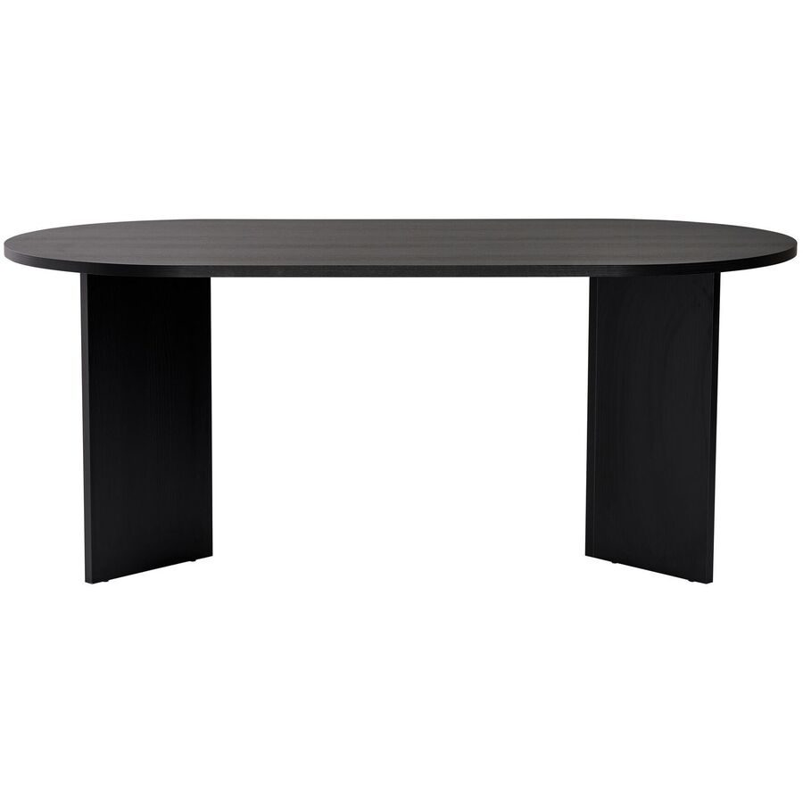 Esstisch Georis Schwarz Holz 180 cm - Material: Holzwerkstoff - Esstisch