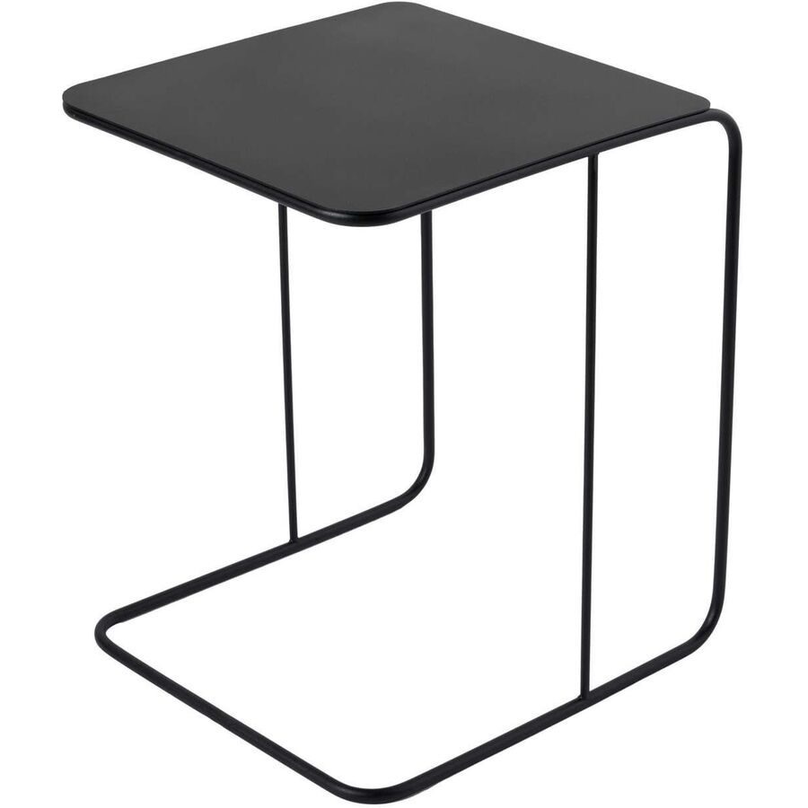 Beistelltisch Blank Schwarz Metall 47 cm - Beistelltisch