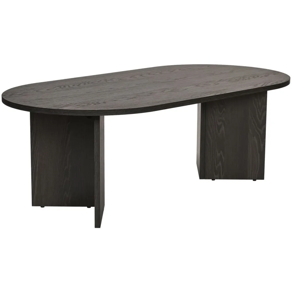 Salontisch Georis Schwarz Holz 119 cm - Material: Holzwerkstoff - Salontisch