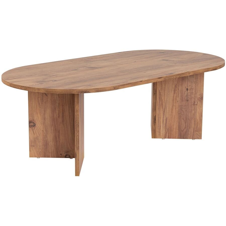 Salontisch Georis Braun Holz 119 cm - Farbe: Kiefer - Material: Holzwerkstoff - Salontisch