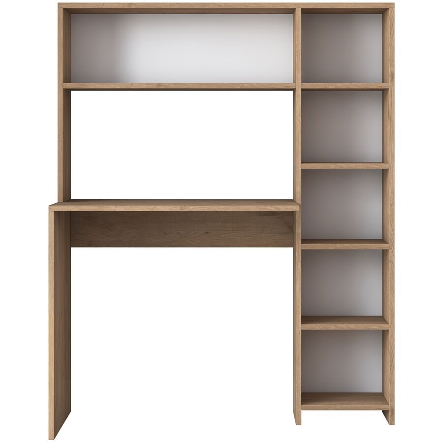 Schreibtisch Georis Braun Holz 113.2 cm - Farbe: eiche - Material: Holzwerkstoff - Schreibtisch