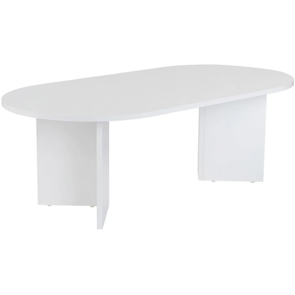 Salontisch Georis Weiss Holz 119 cm - Material: Holzwerkstoff - Salontisch